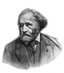 पॉल चेनवार्ड का पोर्ट्रेट (1807-1895), फ्रांसीसी चित्रकार - 1895 का उत्कीर्णन द्वारा अज्ञात कलाकार