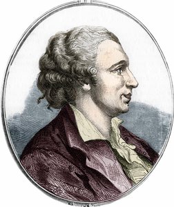 पियरे ऑगस्टिन कैरन डी ब्यूमर्चैस (1732 - 1799) का पोर्ट्रेट फ्रांसीसी लेखक और नाटककार। 1866 का उत्कीर्णन। द्वारा अज्ञात कलाकार
