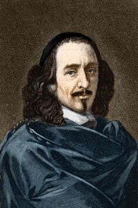 पियरे कॉर्नेल का पोर्ट्रेट (1606 - 1684), फ्रांसीसी नाटकीय कवि। द्वारा अज्ञात कलाकार