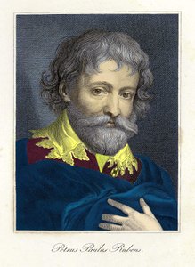पियरे पॉल (पियरे-पॉल) रूबेन्स (या पीटर पॉल या पेट्रस पॉलस) (1577-1640), फ्लेमिश चित्रकार और कार्टूनिस्ट का पोर्ट्रेट द्वारा अज्ञात कलाकार