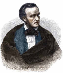 रिचर्ड वैगनर का पोर्ट्रेट (1813 - 1883)। द्वारा अज्ञात कलाकार