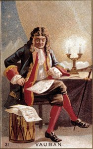 सेबेस्टियन ले प्रेस्ट्रे डी वौबन (1633-1707), फ्रांस के मार्शल का पोर्ट्रेट। द्वारा अज्ञात कलाकार