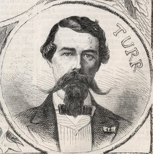 स्टेफन इस्तवान तुर (1824-1908) का पोर्ट्रेट, हंगेरियन जनरल - "द इलस्ट्रस वर्ल्ड" में उत्कीर्णन द्वारा अज्ञात कलाकार