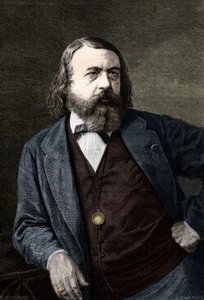थियोफाइल गौटियर का पोर्ट्रेट (1811-1872), फ्रांसीसी लेखक। द्वारा अज्ञात कलाकार
