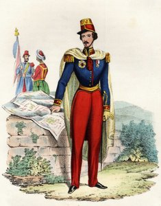थॉमस रॉबर्ट बुगौड (1784-1849), ड्यूक ऑफ इस्ली, फ्रांस के मार्शल का पोर्ट्रेट। "" स्टोरिया डी'एल्गेरी" में, लियोन गैलिबर्ट, वॉल्यूम। 2 द्वारा अज्ञात कलाकार