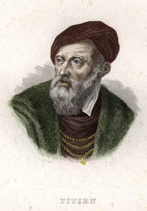 टिज़ियानो वेसेलियो (द टिटियन) का पोर्ट्रेट (1490 - 1576) द्वारा अज्ञात कलाकार