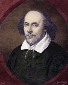 विलियम शेक्सपियर का पोर्ट्रेट (1564-1616), अंग्रेजी नाटककार। द्वारा अज्ञात कलाकार