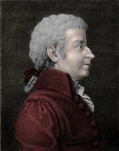 वोल्फांग एमॅड्यूस मोजार्ट यंग (1756 - 1791) संगीतकार का पोर्ट्रेट। द्वारा अज्ञात कलाकार