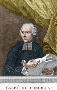 अब्बे एटियेन बोनोट डी कोंडिलैक (1715 - 1780) फ्रांसीसी दार्शनिक का पोर्ट्रेट द्वारा अज्ञात कलाकार
