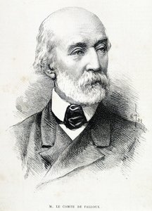 काउंट डी फॉलक्स का पोर्ट्रेट (1811 - 1886), फ्रांसीसी राजनीतिज्ञ। द्वारा अज्ञात कलाकार