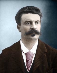 फ्रांसीसी लेखक गाय डी मौपासेंट का पोर्ट्रेट (1850-1893) द्वारा अज्ञात कलाकार
