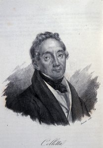 इटालियन पैट्रियट और इतिहासकार पिएत्रो कोलेटा (1775-1831) का पोर्ट्रेट 19वीं सदी का उत्कीर्णन द्वारा अज्ञात कलाकार