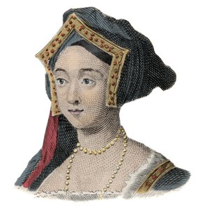इंग्लैंड की रानी जेन (जीन) सीमोर (1509-1537), हेनरी VIII की पत्नी का पोर्ट्रेट द्वारा अज्ञात कलाकार