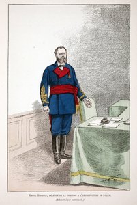 राउल रिगौल्ट (1846-1871), पुलिस के पूर्व प्रान्त में कम्यून के प्रतिनिधि। रंगों में नक़्क़ाशी, उदाहरण के लिए "" शांति सैनिकों की वाहिनी का इतिहास "" पुस्तक लुई लेपिन (1846-1933) के तत्वावधान में पुलिस के प्रीफेक्ट के तहत प्रकाशित हुई। द्वारा अज्ञात कलाकार