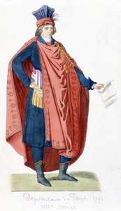 1792 की फ्रांसीसी क्रांति के दौरान लोगों के प्रतिनिधि। द्वारा अज्ञात कलाकार