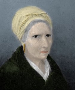 रोजा रायमोंडी (1776-1852) ग्यूसेप गैरीबाल्डी की मां - ग्यूसेप गैरीबाल्डी की मां - एक गुमनाम पेंटिंग के बाद ड्राइंग। द्वारा अज्ञात कलाकार