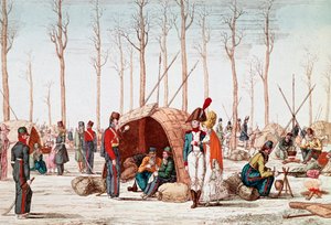 31 मार्च 1814 (उत्कीर्णन) में रूसी सैनिकों ने चैंप्स-एलिसी, पेरिस, फ्रांस पर हमला किया द्वारा अज्ञात कलाकार