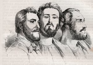 सेंट-साइमोनियनवाद - सेंट-साइमोनियनवाद - सेंट सिमोनियन - चार्ल्स ड्यूवेरियर (1803-1866) - एमिल बारौल्ट (1799-1869) - मिशेल शेवेलियर (1806-1879 - "हिस्टोइरे डी डिक्स उत्तर: 1830-1840" में 1882 का उत्कीर्णन) "लुई -सफेद (1811-1882) द्वारा अज्ञात कलाकार