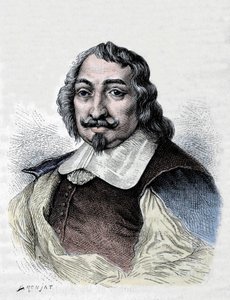 सैमुअल डी शैम्प्लेन, फ्रांसीसी खोजकर्ता और उपनिवेशवादी (1567-1635)। कनाडा के उपनिवेशवादी। मोनकॉर्नेट द्वारा एक गंभीर चित्र के बाद 1830 से उत्कीर्णन। द्वारा अज्ञात कलाकार