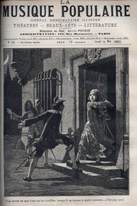 मोलिरे (1622-1673) द्वारा कॉमेडी "" सिसिली या ल'आमोर पेंट्रे" का दृश्य। अरस्ते का विदूषक हाली, ईर्ष्यालु डॉन पेड्रे का ध्यान भटकाता है, ताकि प्रेमी अरस्ते और इसिडोर को मिल सके। (एक्ट I, सीन XII) द्वारा अज्ञात कलाकार