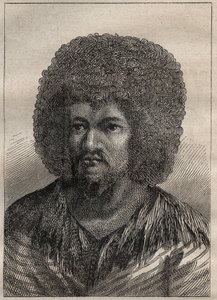 कैप्टन जेम्स कुक (1728-1779) द्वारा दूसरी यात्रा (1772-1775): ताहिती के राजा ओ-टू (ओ टू) का चित्र - "18 वीं शताब्दी के महान नाविक" से लिया गया चित्रण द्वारा अज्ञात कलाकार