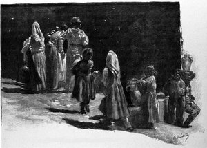 अंधविश्वास: सिसिली के गांवों के निवासियों द्वारा सितारों का चिंतन। 19वीं सदी की नक्काशी द्वारा अज्ञात कलाकार