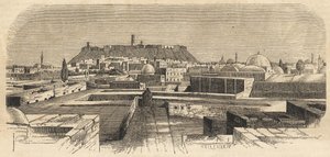 सीरिया: 19वीं सदी में सीरिया का अलेप्पो शहर - सीरिया में अलेप्पो - 1864 द्वारा अज्ञात कलाकार
