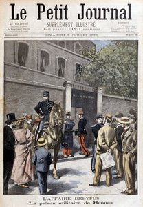 ड्रेफस मामला: रेनेस की सैन्य जेल - 09/07/1899 के "" ले पेटिट जर्नल" में द्वारा अज्ञात कलाकार