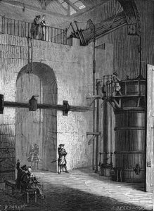 Marquis de Jouffroy (1751-1832) ने नेविगेशन के लिए इसे लागू करने के लिए Chaillot के फायर पंप का अध्ययन किया। "एल्बम डे ला साइंस" में, "संस्करण जौवेट" द्वारा अज्ञात कलाकार