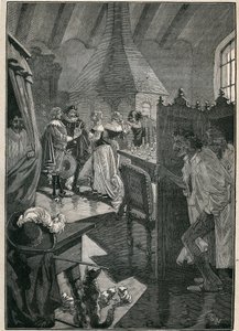 कांच की कला: कांच बनाने वाले। एडोल्फ बिटार्ड द्वारा 1885 से "लेस आर्ट्स एट मेटियर्स इलस्ट्रेस" में उत्कीर्णन। द्वारा अज्ञात कलाकार