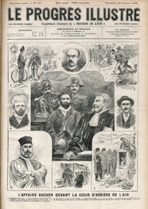 केस जोसेफ वाचर "" शेफर्ड किलर" (1869-1898) असीसी के ऐन कोर्ट के समक्ष - 30 अक्टूबर के "" द प्रोग्रेसिव-इलस्ट्रस "" का कवर द्वारा अज्ञात कलाकार