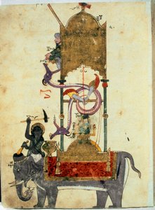 क्लेप्सीड्रा के पास हाथी है यह एक मध्ययुगीन मुस्लिम आविष्कार है जिसमें एक हाथी के आकार की पानी की घड़ी शामिल है जिसे तुर्की इंजीनियर इब्न अल-रज्जाज अल-जज़ारी (अल रज्जाज अल जज़ारी) (११३६-१२०६) द्वारा १२०० के आसपास डिजाइन किया गया था। आविष्कार तुर्की द्वारा  द्वारा अज्ञात कलाकार