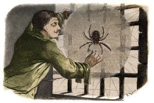 लेखक पॉल पेलिसन (पॉल पेलिसन-फोंटेनियर डिट) (पेलिसन फोंटानियर) (१६२४-१६९३) ने बैस्टिल में कैद के दौरान एक अरैग्नी को वश में किया। 1858 से "ले मुसी डेस साइंसेज" में उत्कीर्णन द्वारा अज्ञात कलाकार