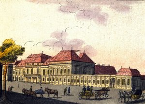 ऑस्ट्रिया में वियना शहर का दृश्य, 1820 से उत्कीर्ण द्वारा अज्ञात कलाकार