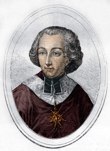 पोर्ट्रेट एटियेन डी लोमेनी डी ब्रिएन (1727-1794), फ्रांसीसी धर्माध्यक्ष और राजनीतिज्ञ। 1866 से उत्कीर्णन। द्वारा अज्ञात कलाकार