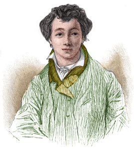 ईसाई जोहान हेनरिक हेन (1797-1856), जर्मन कवि और पत्रकार का चित्र। द्वारा अज्ञात कलाकार