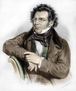 ऑस्ट्रियाई संगीतकार फ्रांज शुबर्ट (1797-1828) का चित्र। द्वारा अज्ञात कलाकार