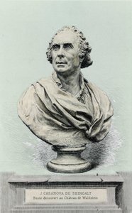 गियोवन्नी गियाकोमो कैसानोवा (1725-1798), इतालवी साहसी और लेखक का चित्र। द्वारा अज्ञात कलाकार