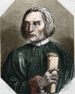जीन डी गर्सन का पोर्ट्रेट। फ्रांसीसी धर्मशास्त्री (1363 से 1429)। द्वारा अज्ञात कलाकार