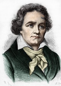 लुडविग वैन बीथोवेन का पोर्ट्रेट। जर्मन संगीतकार (1770 से 1827)। द्वारा अज्ञात कलाकार