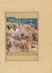 एक युद्ध दृश्य द्वारा अज्ञात कलाकार