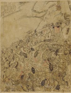 एक नदी के तट पर युद्ध द्वारा अज्ञात कलाकार