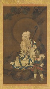 एक लुओहान और एक दानव द्वारा अज्ञात कलाकार