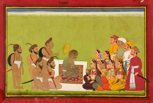 रोम ऋषि के साथ एक दर्शक द्वारा अज्ञात कलाकार