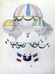 यूजीन गोडार्ड द्वारा बैलून फ्लोटिला (1827 - 1890)। द्वारा अज्ञात कलाकार