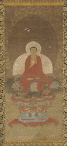बुद्ध कुसा घास की चटाई पर विराजमान थे द्वारा अज्ञात कलाकार