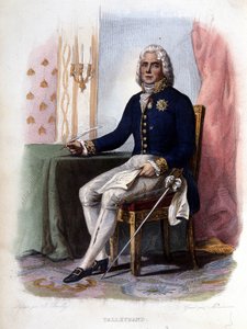चार्ल्स मौरिस डी तल्लेरैंड पेरिगॉर्ड (1754-1838), फ्रांसीसी राजनीतिज्ञ। - "द फ्रेंच प्लूटार्क" में, एड मेनेचेट, पेरिस द्वारा अज्ञात कलाकार