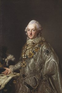 चार्ल्स XIII roi de Suede - स्वीडन के राजा चार्ल्स XIII (1748-1818), बेनामी का पोर्ट्रेट। तेल के रंगों से केन्वस पर बना चित्र। आयाम: 117x78 सेमी। राष्ट्रीय संग्रहालय स्टॉकहोम द्वारा अज्ञात कलाकार
