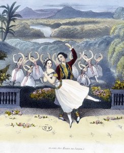 शास्त्रीय नृत्य: रोमांटिक - ड्राइंग, एनडी द्वारा अज्ञात कलाकार
