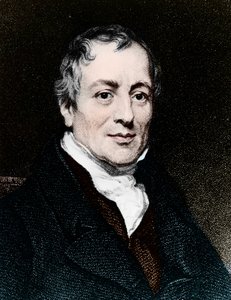डेविड रिकार्डो (1772 - 1823), ब्रिटिश अर्थशास्त्री। द्वारा अज्ञात कलाकार